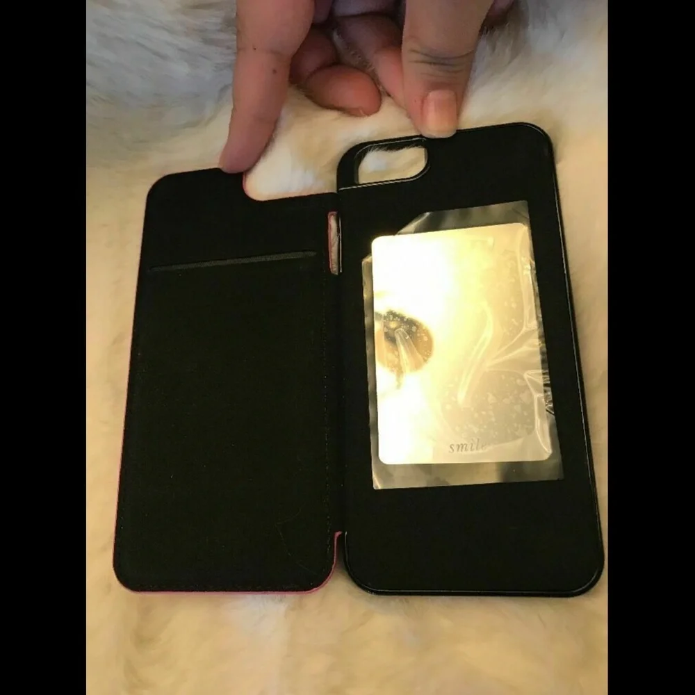 NWD $70 kate spade new york 'Cedar Street' iPhone‎ 6 & 6s Case Leather +Mirror